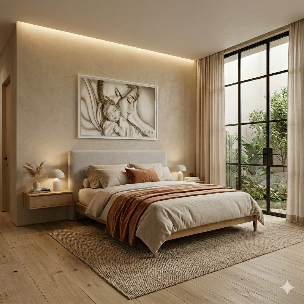 Quadro ABBRACCIO con Cornice - immagine 3