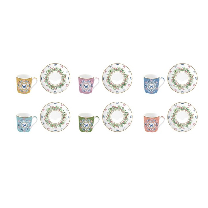 Set 6 Tazzine Caffè con Piattino SPAR - immagine 2